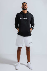 Blessed-3D-Silicon-Applique-Pullover-Hoodie-Black