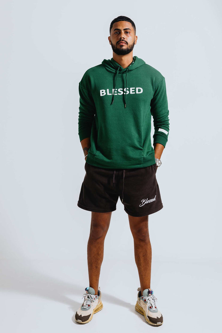 Blessed-3D-Silicon-Applique-Pullover-Hoodie-Green3