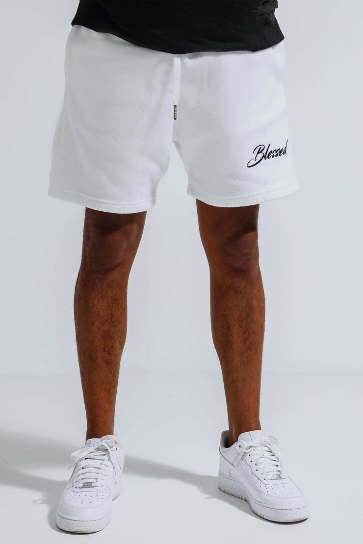 Blessed-Polar-Bear-Shorts-White